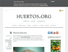 Tablet Screenshot of huertos.org